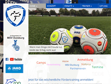 Tablet Screenshot of fussballschule-dietz.de